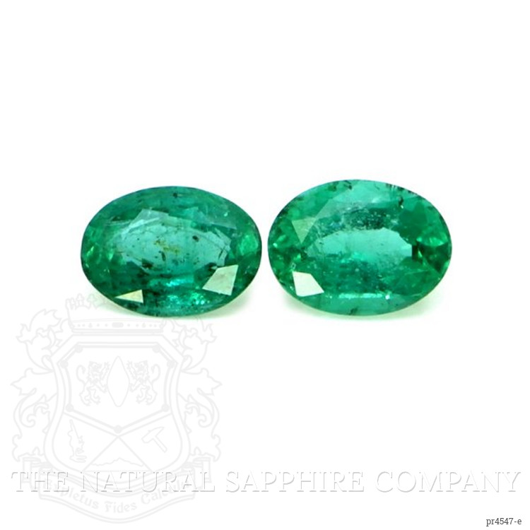 2.28 Ct.Tw. Emerald Pair from Zambia