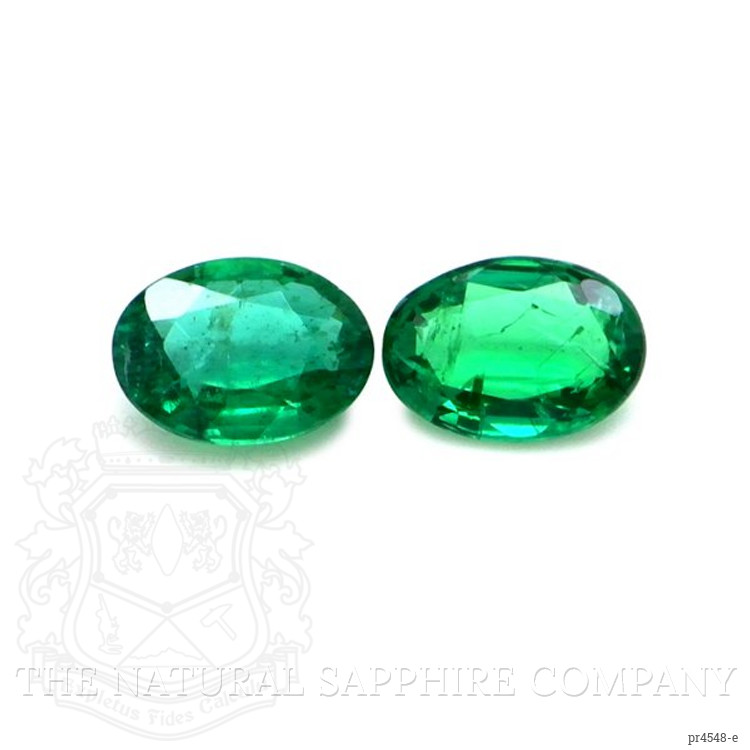1.10 Ct.Tw. Emerald Pair from Zambia