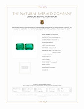 2.05 Ct.Tw.Total Carat Weight Emerald Pair from Zambia Scan Report