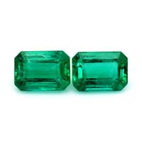 2.05 Ct.Tw.Total Carat Weight Emerald Pair from Zambia Video