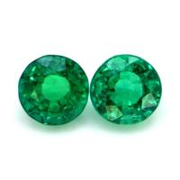 1.56 Ct.Tw.Total Carat Weight Emerald Pair from Zambia Video