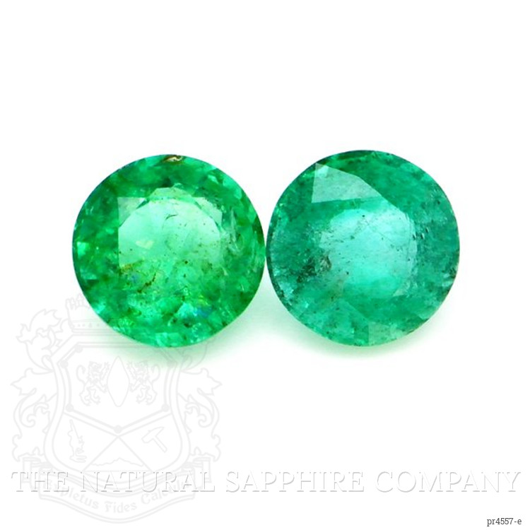 2.35 Ct.Tw. Emerald Pair from Zambia