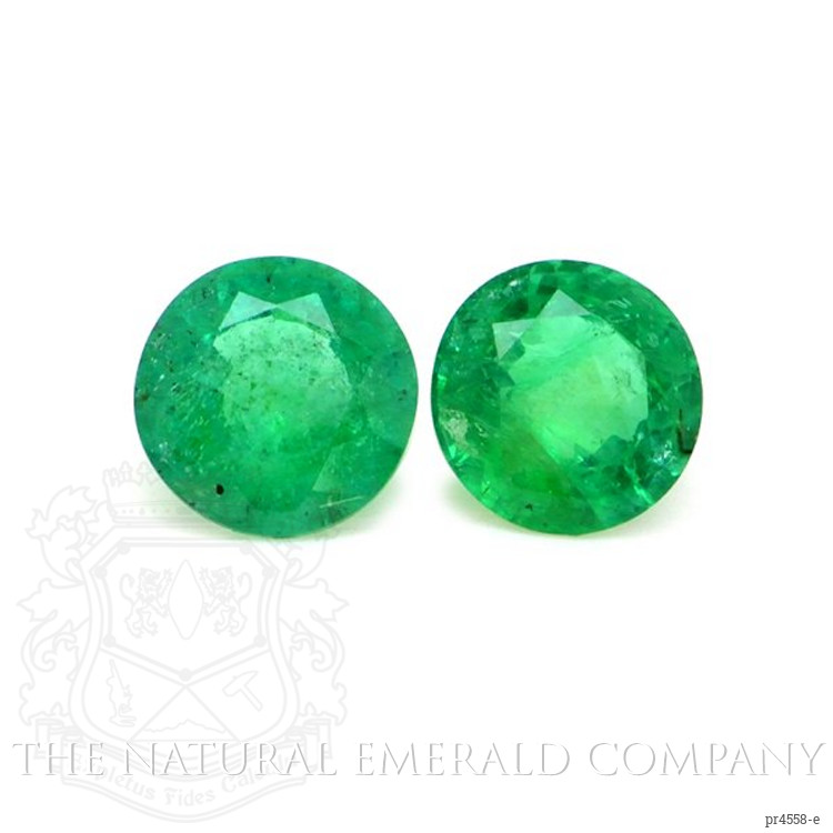 2.12 Ct.Tw. Emerald Pair from Zambia