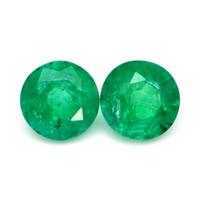 1.60 Ct.Tw.Total Carat Weight Emerald Pair from Zambia Video