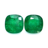 1.77 Ct.Tw.Total Carat Weight Emerald Pair from Brazil Video