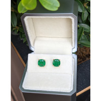 1.77 Ct.Tw.Total Carat Weight Emerald Pair from Brazil Life Style