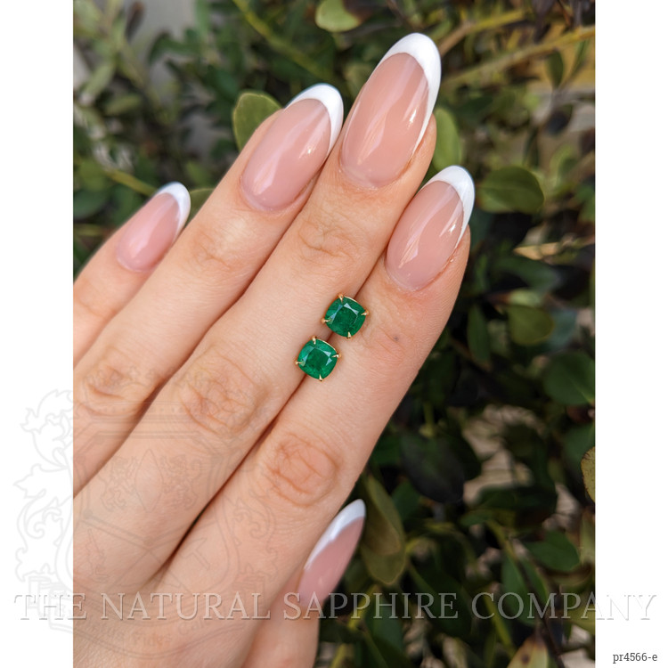 1.77 Ct.Tw. Emerald Pair from Brazil