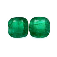 2.47 Ct.Tw.Total Carat Weight Emerald Pair from Brazil Video