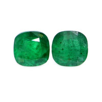 1.64 Ct.Tw.Total Carat Weight Emerald Pair from Brazil Video