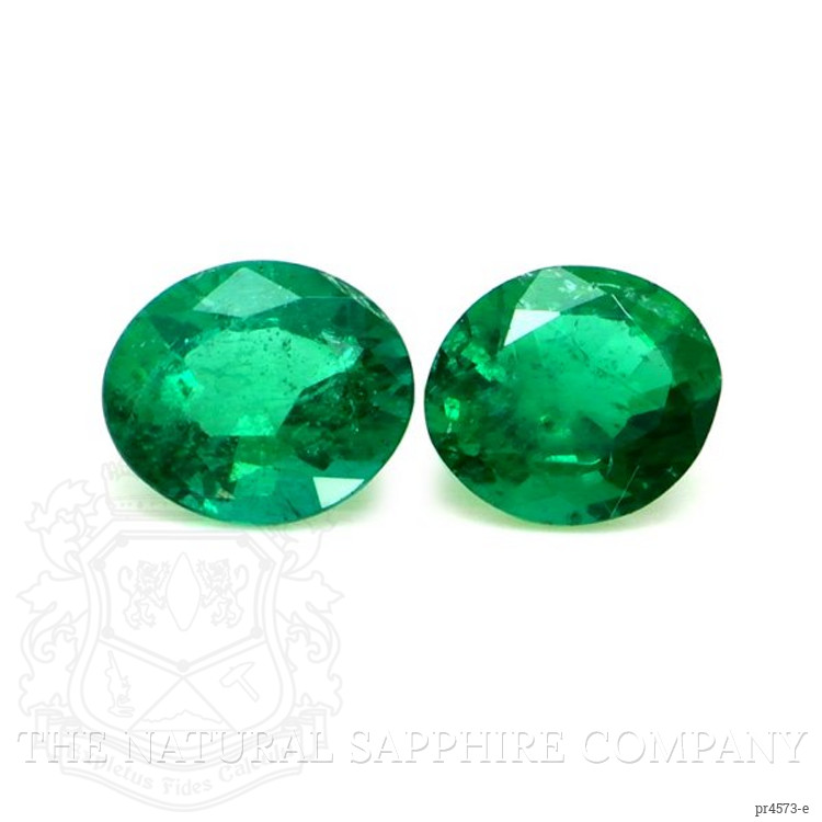 2.40 Ct.Tw. Emerald Pair from Zambia