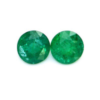 1.78 Ct.Tw.Total Carat Weight Emerald Pair from Zambia Video