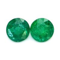 1.78 Ct.Tw.Total Carat Weight Emerald Pair from Zambia Video
