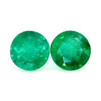 2.30 Ct.Tw.Total Carat Weight Emerald Pair from Zambia Video