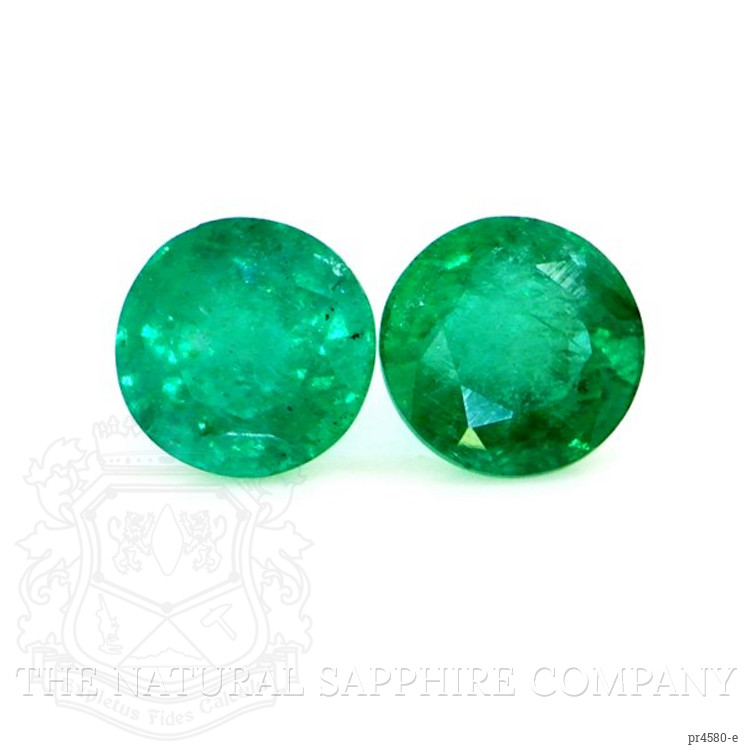 2.30 Ct.Tw. Emerald Pair from Zambia