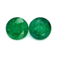 1.60 Ct.Tw.Total Carat Weight Emerald Pair from Zambia Video