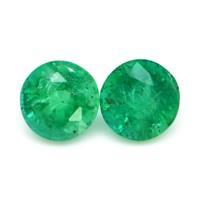 1.57 Ct.Tw.Total Carat Weight Emerald Pair from Zambia Video