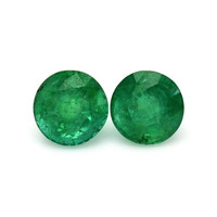 1.65 Ct.Tw.Total Carat Weight Emerald Pair from Zambia Video