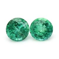 1.50 Ct.Tw.Total Carat Weight Emerald Pair from Zambia Video
