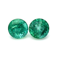1.79 Ct.Tw.Total Carat Weight Emerald Pair from Zambia Video