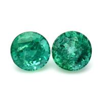 1.79 Ct.Tw.Total Carat Weight Emerald Pair from Zambia Video