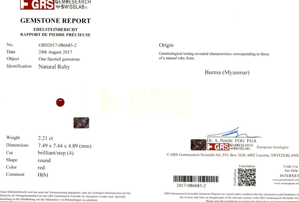 4.53 Ct.Tw. Ruby Pair from Burma (Myanmar)