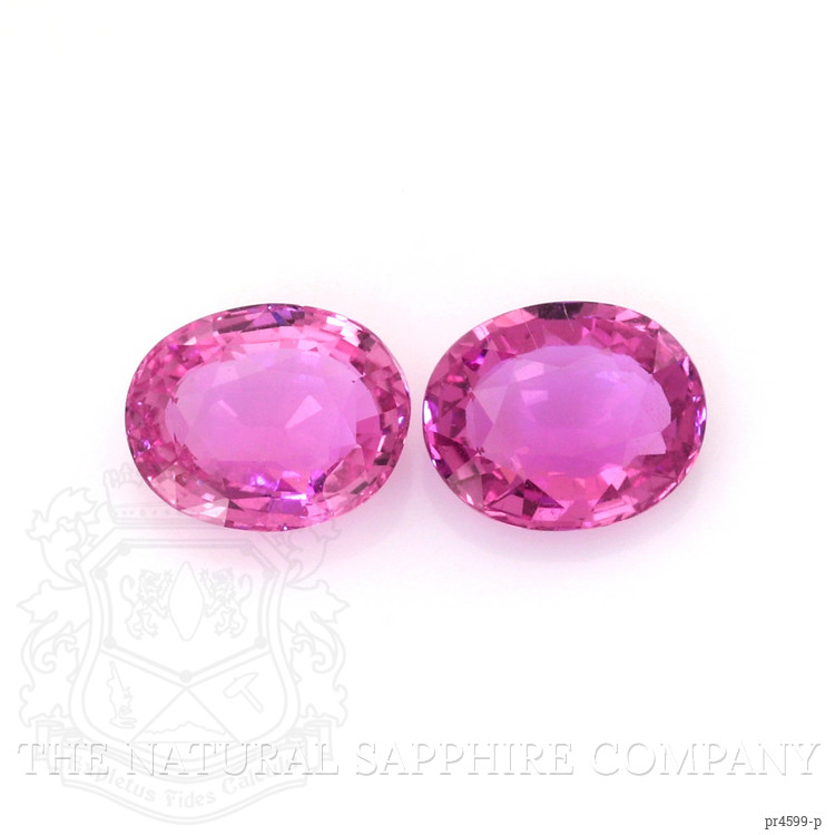 5.80 Ct.Tw. Pink Sapphire Pair from Ceylon (Sri Lanka)