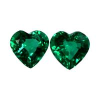 Halo Emerald Earring 2.55&nbsp;Ct.Tw.Total Carat Weight, 18K White Gold Combination Stone