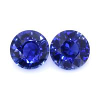 3.02&nbsp;Ct.Tw.Total Carat Weight Blue Sapphire Pair from Ceylon (Sri Lanka) Video
