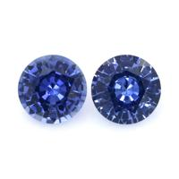 3.02&nbsp;Ct.Tw.Total Carat Weight Blue Sapphire Pair from Ceylon (Sri Lanka) Video
