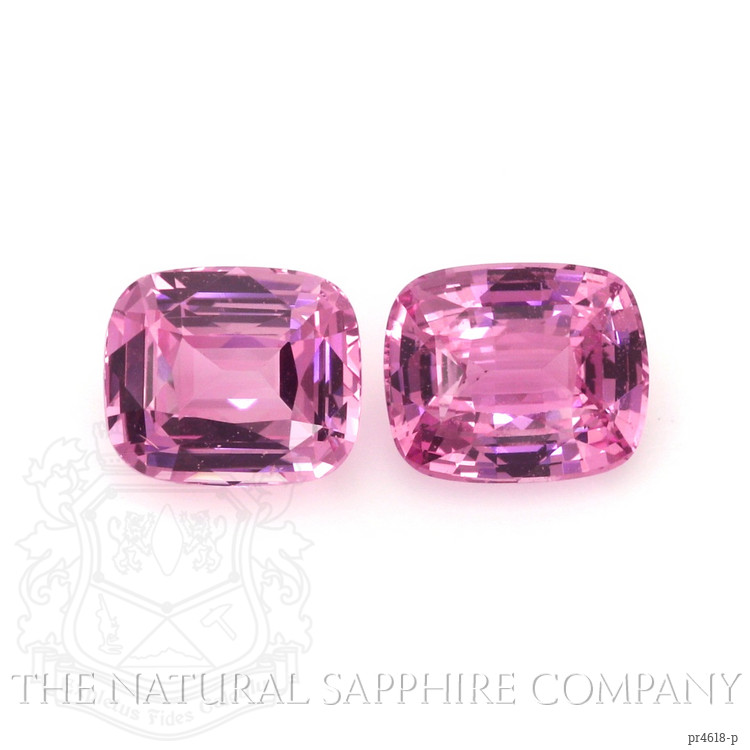 4.87 Ct.Tw. Pink Sapphire Pair from Ceylon (Sri Lanka)
