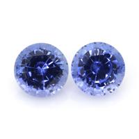 2.79&nbsp;Ct.Tw.Total Carat Weight Blue Sapphire Pair from Ceylon (Sri Lanka) Video
