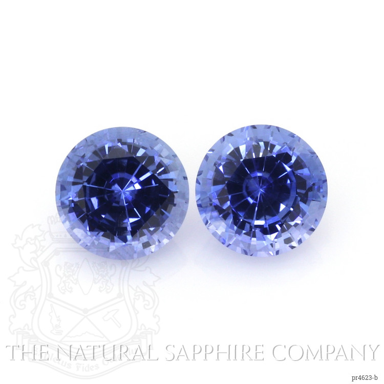 2.79 Ct.Tw. Blue Sapphire Pair from Ceylon (Sri Lanka)