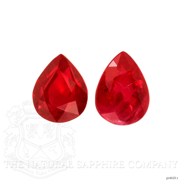 2.91 Ct.Tw. Ruby Pair from Mozambique