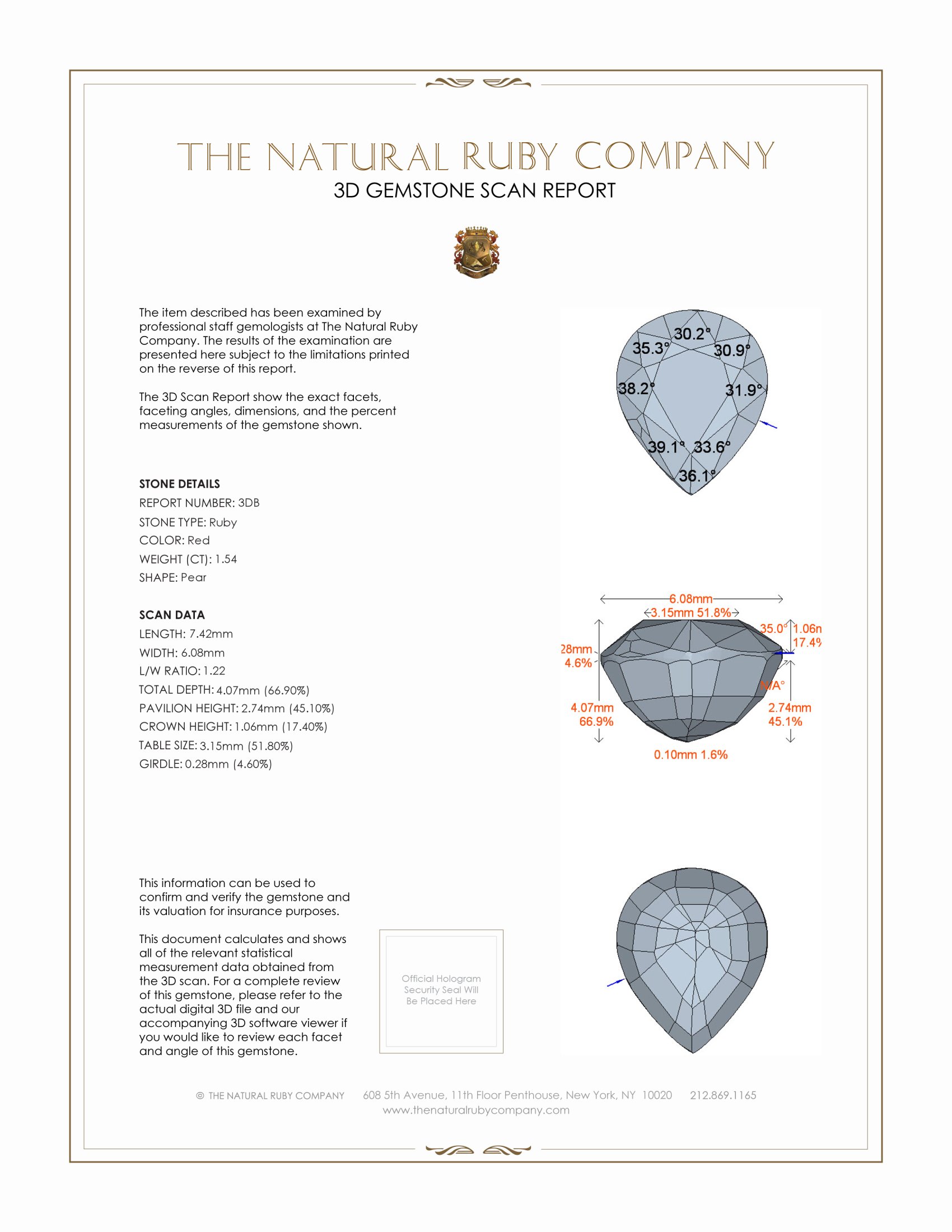 2.91 Ct.Tw. Ruby Pair from Mozambique