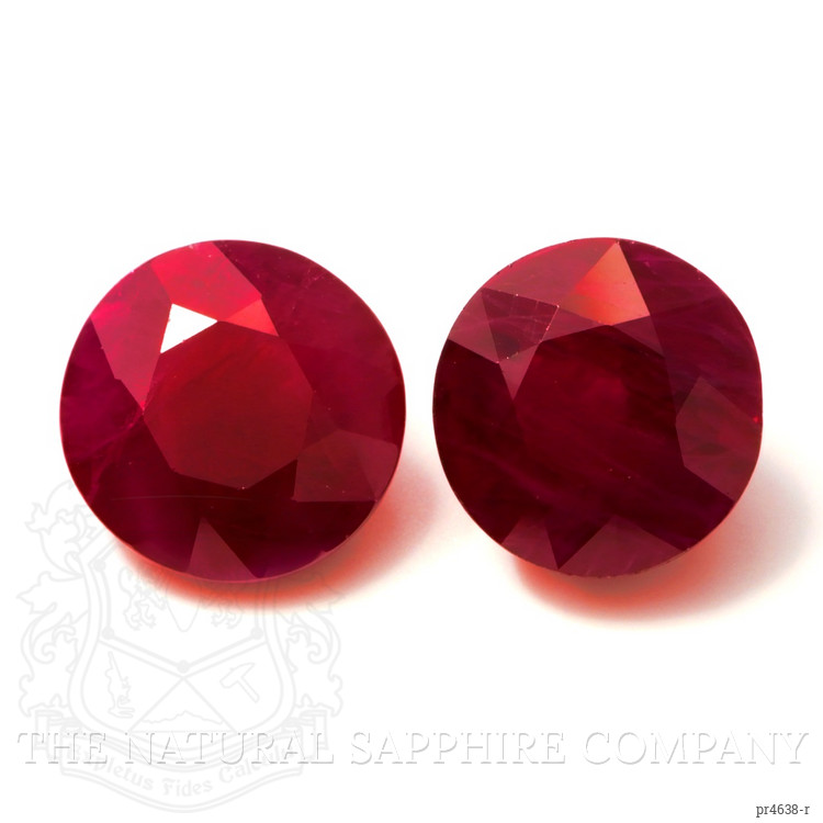 5.05 Ct.Tw. Ruby Pair from Burma (Myanmar)