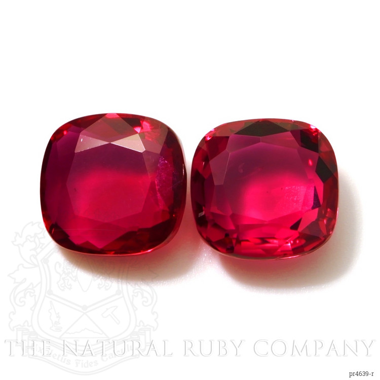 4.01 Ct.Tw. Ruby Pair from Mozambique