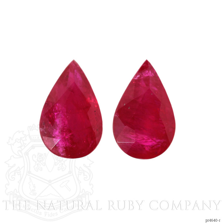 4.52 Ct.Tw. Ruby Pair from Mozambique