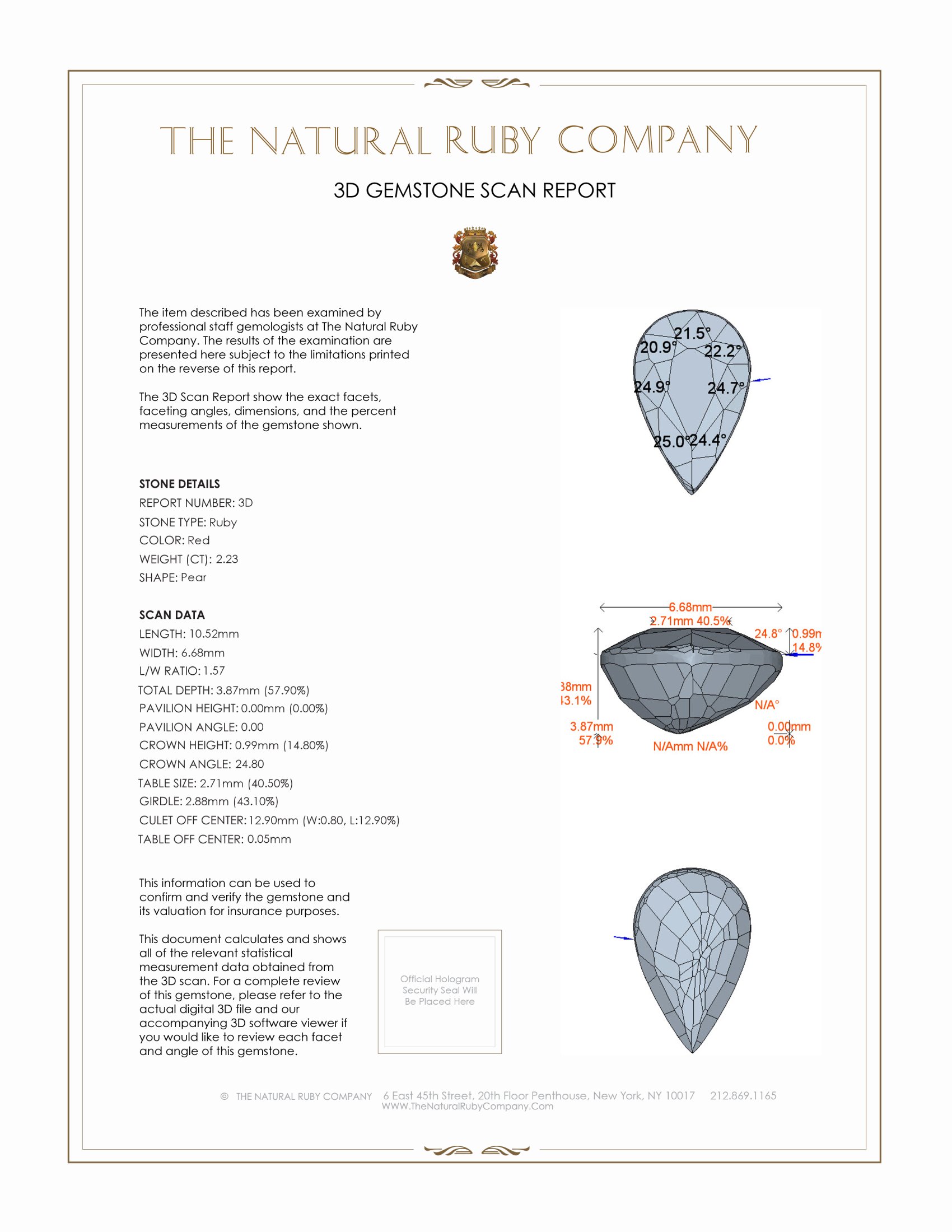 4.52 Ct.Tw. Ruby Pair from Mozambique