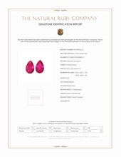 1.67 Ct.Tw.Total Carat Weight Ruby Pair from Burma (Myanmar) Scan Report