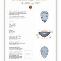 1.67 Ct.Tw.Total Carat Weight Ruby Pair from Burma (Myanmar) 3 D Scan Report