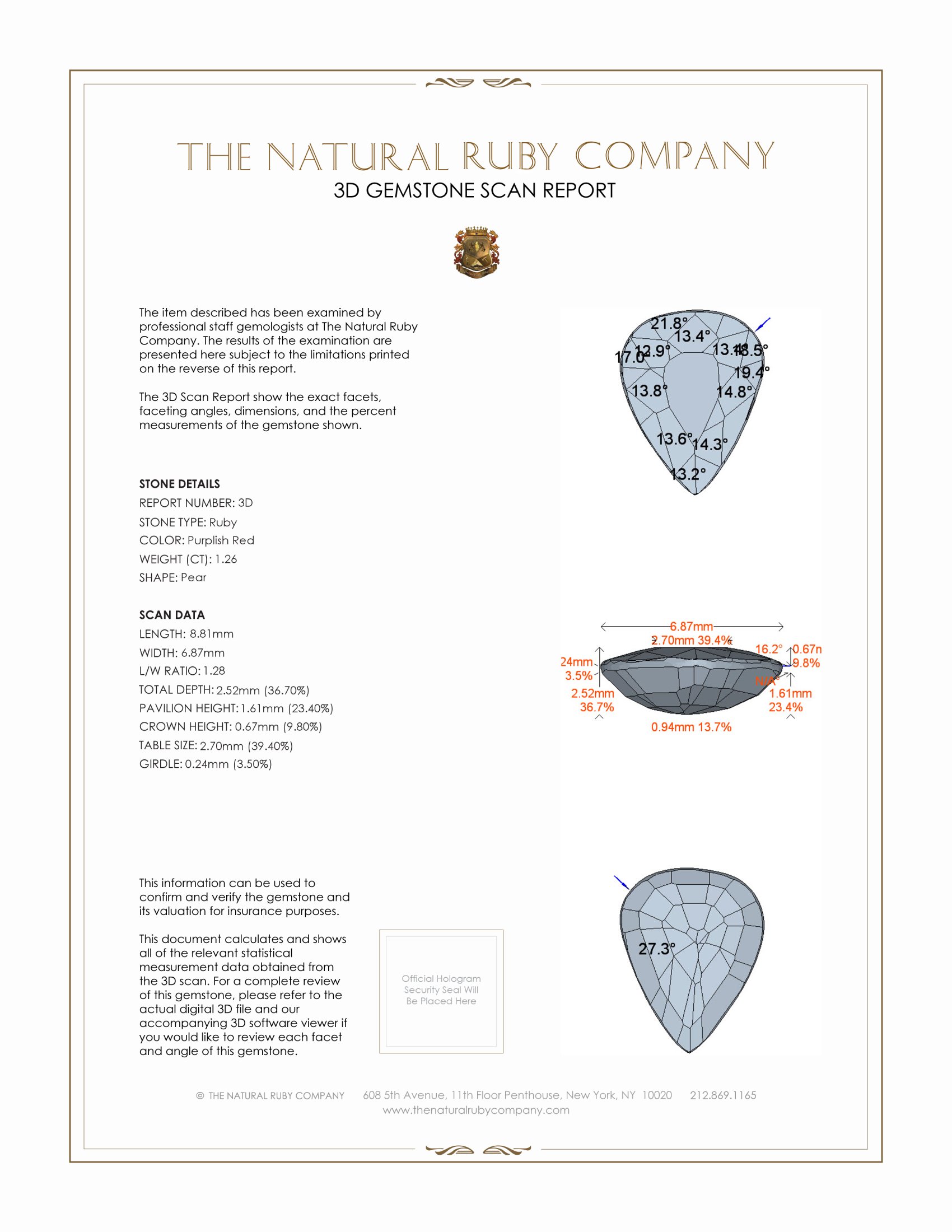 2.35 Ct.Tw. Ruby Pair from Mozambique