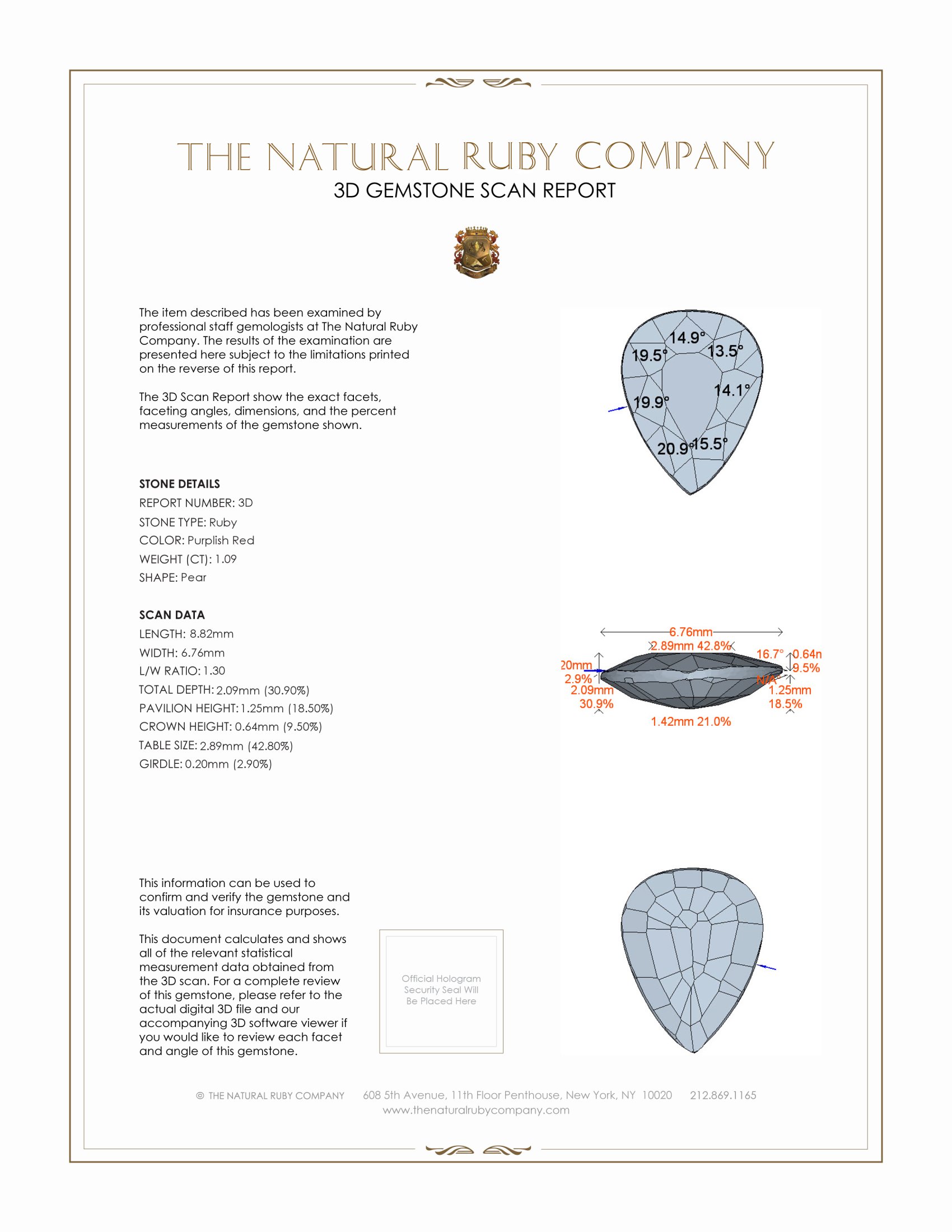 2.35 Ct.Tw. Ruby Pair from Mozambique