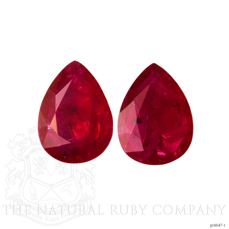 2.62 Ct.Tw. Ruby Pair from Mozambique