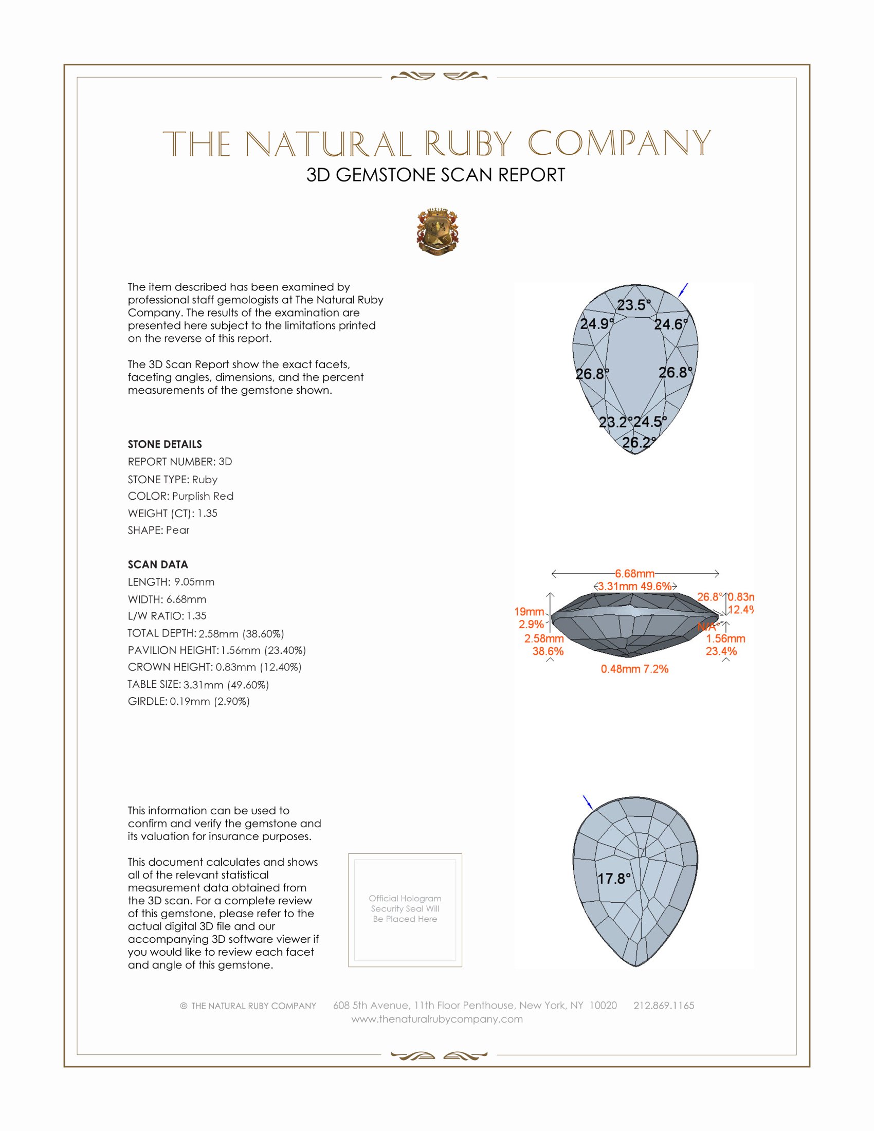 2.62 Ct.Tw. Ruby Pair from Mozambique