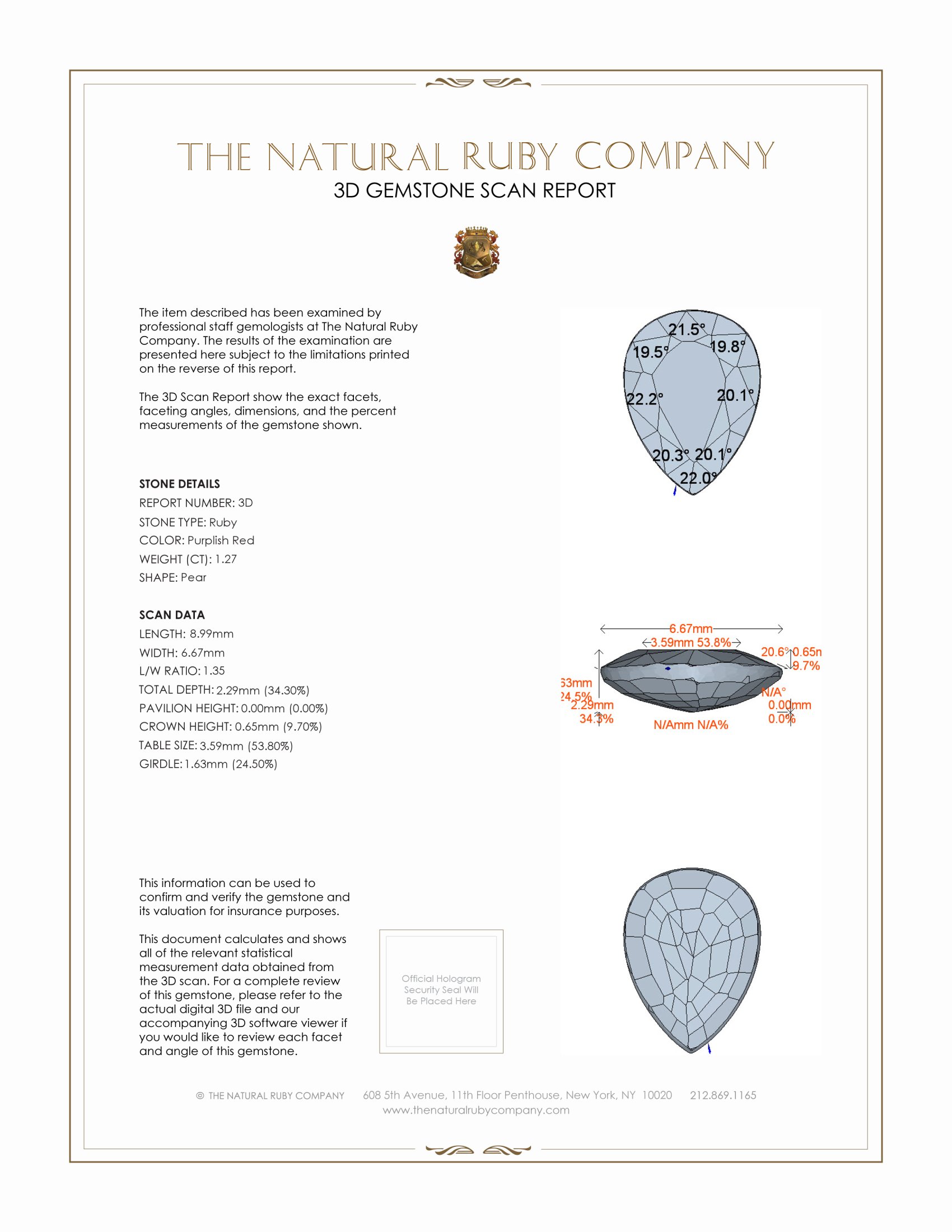 2.62 Ct.Tw. Ruby Pair from Mozambique