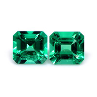 1.80 Ct.Tw.Total Carat Weight Emerald Pair from Colombia Video
