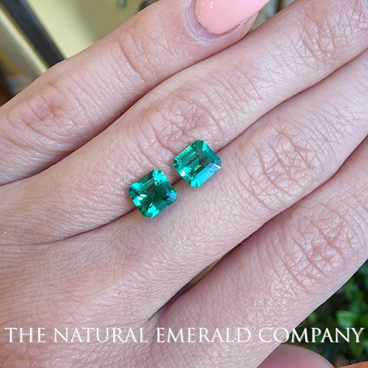 1.80 Ct.Tw. Emerald Pair from Colombia