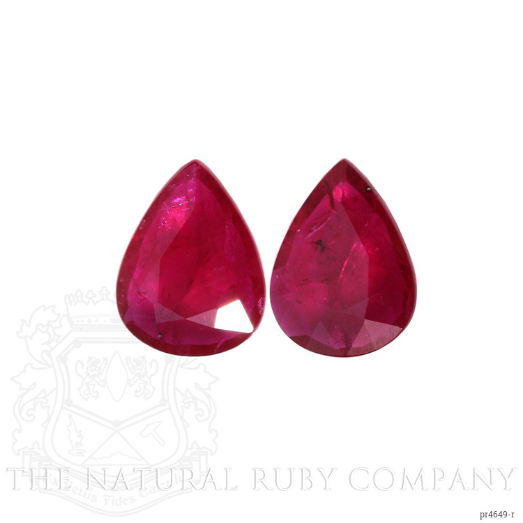 2.45 Ct.Tw. Ruby Pair from Mozambique