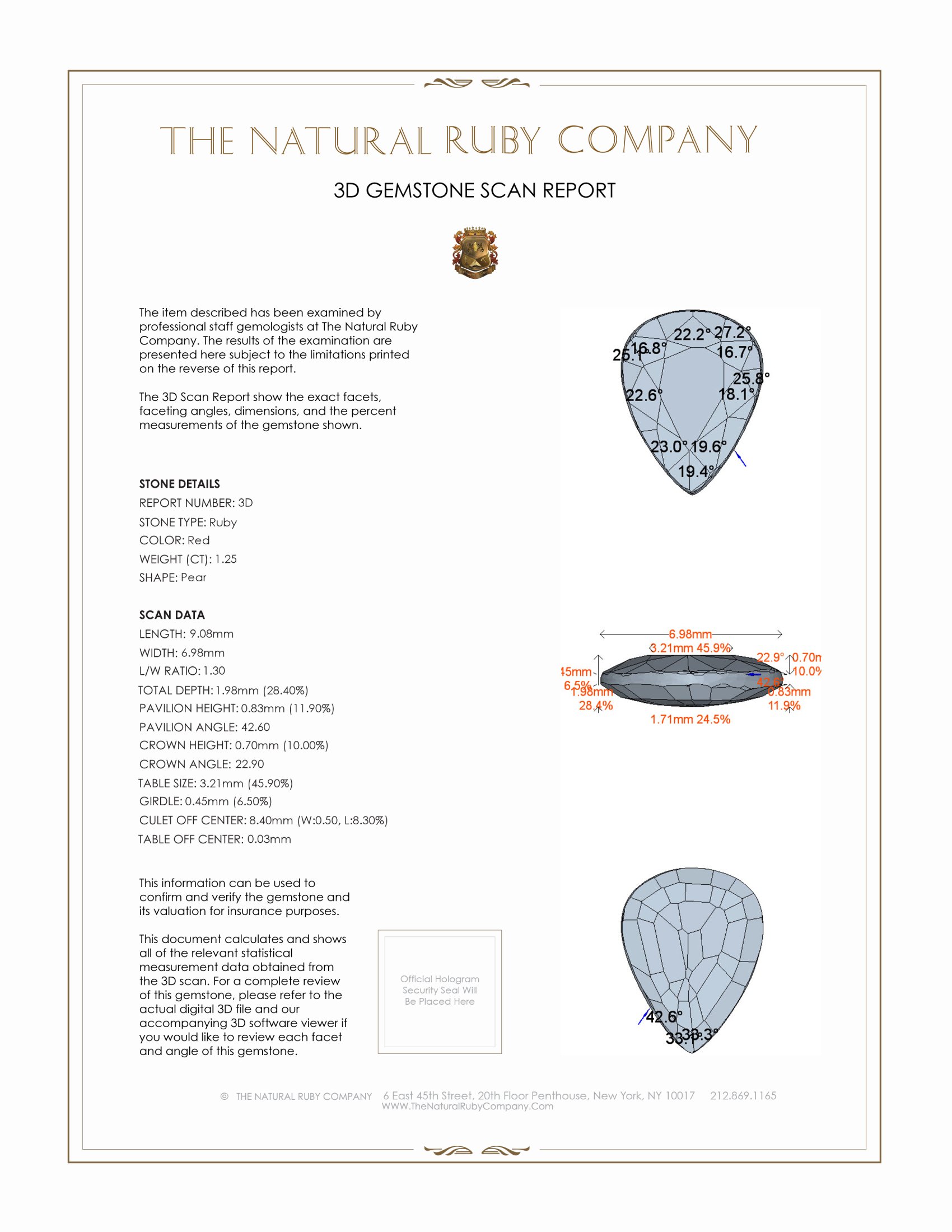 2.45 Ct.Tw. Ruby Pair from Mozambique