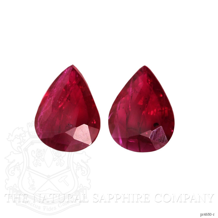2.22 Ct.Tw. Ruby Pair from Mozambique